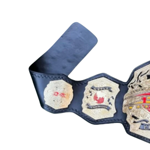 Cinturón de Campeonato Mundial TNA, Diseño en Cuero Negro, Dorado y Rojo, Cinturón de Lucha Libre de Primera Calidad para Fanáticos del MMA y Coleccionistas - Product Image 4