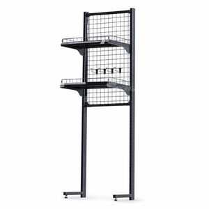 Étagère de présentation simple face réglable pour supermarché, en treillis métallique, pour magasin de détail, usine OEM Vietnam ADONG A116 - Product Image 1