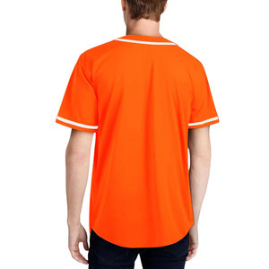 เสื้อเบสบอลและซอฟต์บอลแบบสั่งทำพิเศษคุณภาพสูงปี 2026 แบบสองกระดุม ระบายอากาศได้ดี เหมาะสำหรับทีมกีฬาทุกประเภท - Product Image 2
