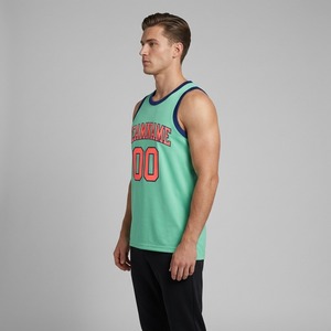 Custom Design Breathable Quickly Dry Basketball Jersey Reversible Plain Basketball Jerseys Uniform Mens Basketball Uniform Set - Product Image 3