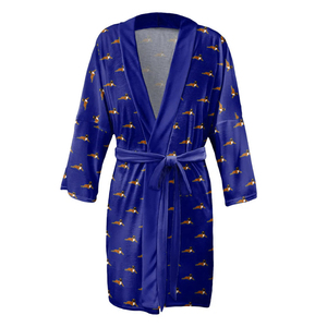 Youth Long Sleeve Satin Robe For Boxing Robe Muay Thai Gown Jiu Jitsu Kimono High Quality Custom Satin Boxing Gown Robe - Product Image 3