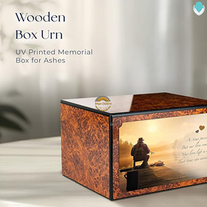 Solid Rosewood Cremation Urn <b>for</b> Human Remains Handcrafted Wooden Ashes Container <b>for</b> <b>Memorial</b> Use Premium Wooden Urn - Product Image 6