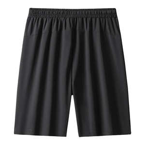 Shorts Bermuda décontractés pour hommes, été, polyester/coton, imprimé, taille élastique, mi-haute, respirant, séchage rapide - Product Image 5