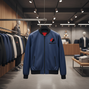 Fashion <b>Men</b>’s Red <b>Jacket</b> Custom Logo PU <b>Leather</b> Lightweight Zipper Casual Wear - Product Image 6