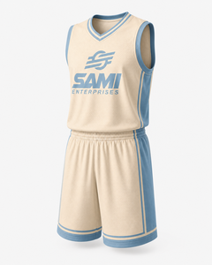 Ensemble d'uniformes de basketball réversibles personnalisés, maillot et short de basketball sublimés OEM, fabricant de vêtements d'équipe en mesh en gros - Product Image 3
