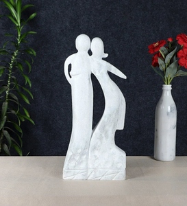 Modern Marble Figurative Sculpture Handmade Artistic <b>Figure</b> Tabletop Decor Living Room Display - Product Image 3
