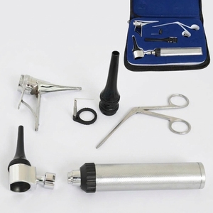 Meilleurs ensembles d'otoscopes vétérinaires en acier inoxydable, ensemble d'examen des oreilles vétérinaire avec embout alligator Hartman, approuvé CE ISO 13485 - Product Image 3