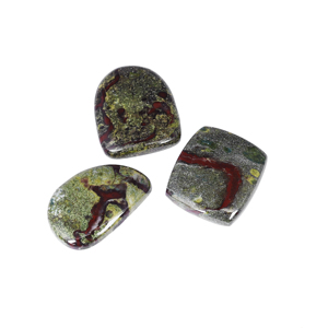 Cabochons en Jaspe Sang de Dragon Multicolore en Gros, Pierres Précieuses Libres de Forme Libre pour la Fabrication de Bijoux - Product Image 1