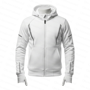 Heavy Duty Aramid Men Reflective Hoodie Motorbike Abrasion Resistant Motorcycle Riding Jacket Custom Design Kevlar Lined Hoodie - Product Image 2