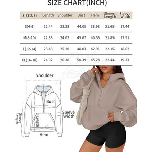 เสื้อฮู้ดซิปครึ่งตัวทันสมัย ดีไซน์น้ำหนักเบาและดีไซน์ทันสมัย เสื้อฮู้ดซิปครึ่งตัวให้ความอบอุ่น - Product Image 6