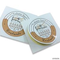 Autocollants en vinyle adhésif avec impression UV personnalisée pour tasses, boîtes, emballages, étiquettes de marque