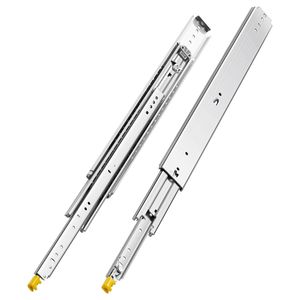 Guide per cassetti a estrazione totale, capacità di carico 500 libbre, con blocco, per cassetti da 18, 20, 22, 28, 30, 32, 36, 38, 40, 44, 48, 52, 56, 60 pollici - Product Image 1