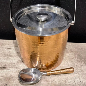 High Quality <b>Bucket</b> <b>With</b> Handle <b>Lid</b> And Matching Spoon For Restaurant Beverage Or Outdoor BBQ And Garden Party Drink Serving - Product Image 1