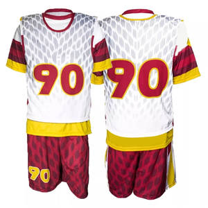 Uniforme de Lacrosse para Hombre con Estampado Digital, Manga Corta, 100% Poliéster, Transpirable, en Oferta, Tendencia, Precio Razonable, la Mejor Calidad - Product Image 5