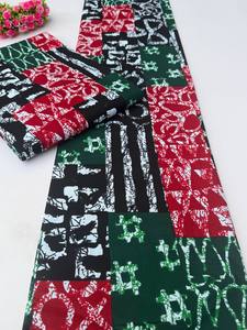 All New Custom Morocco Wax Print Cotton <b>Fabric</b> for Dresses Shirts Bags Fashion Crafts with OEM Service Hitjem Export - Product Image 4