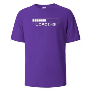 เสื้อยืดพิมพ์ลายตัวอักษรสำหรับผู้ชาย จำนวนมาก สั่งทำโลโก้แบบอเมริกัน สไตล์ USA ราคาถูก คุ้มค่า ทนทาน - Product Image 3