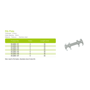 Kit d'instruments orthopédiques en titane pour implants, expertise en exportation mondiale, kit d'instruments pour plaques thoraciques, équipement médical - Product Image 6