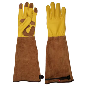 Gants de sécurité apicoles en cuir personnalisés PROTEXA INDUSTRIES de qualité supérieure, épaisseur 4 mil, stériles, à manches longues et ventilés, vente en gros - Product Image 6