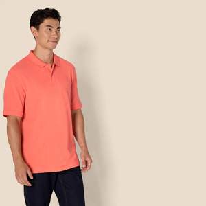 Polo en coton pour homme, style moderne, tissu tricoté respirant, haut décontracté pour le travail, les voyages et les sorties du week-end, fabrication et fourniture - Product Image 2