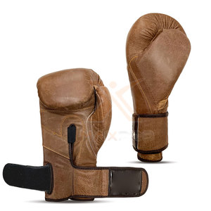 Gants de boxe d'entraînement au design moderne, en cuir de haute qualité, respirants, unisexes, avec fermeture auto-agrippante - Product Image 2