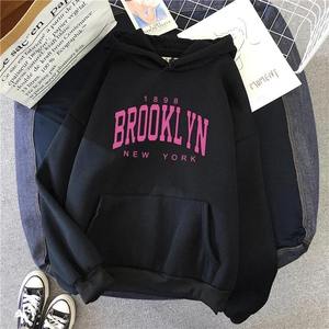Sweat à capuche unisexe personnalisé avec logo brodé pour homme, coupe régulière, en polyester/coton, molleton épais pour l'hiver, décontracté, numérique - Product Image 5