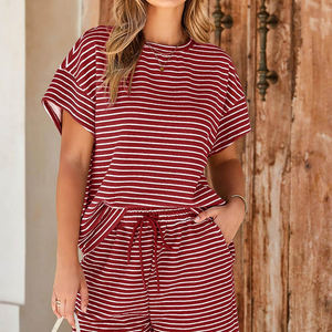 Produit tendance : Ensemble de shorts pour femmes en gros, haute qualité, vêtements décontractés en coton, ensemble de shorts pour femmes en vente - Product Image 4