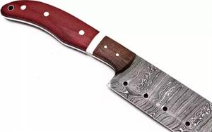 Hand Forged Damascus Chef <b>Knife</b> Superior Strength Unmatched Cutting Power <b>Sharp</b> Blade Customized Wooden Handle Eco-Friendly - Product Image 4