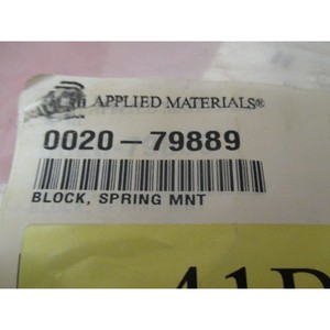 7 AMAT 0020-79889 บล็อก สปริง MNT - อุปกรณ์และชิ้นส่วนเซมิคอนดักเตอร์ระดับโลกที่เชื่อถือได้ - Product Image 5