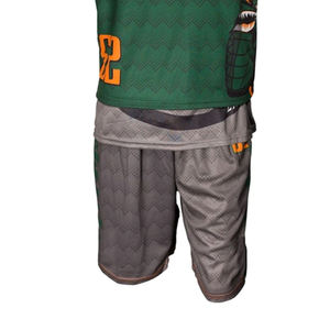 Uniformes de lacrosse personnalisables de haute qualité pour adultes, maillots et shorts réversibles imprimés par sublimation, séchage rapide, 100% polyester, pour équipe - Product Image 6