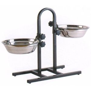 Juego de tazones para perros fáciles de limpiar, soporte moderno para servir comida para mascotas, comedero elevado para mascotas, soporte estable para tazones de perros - Product Image 4