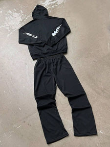 Ensemble de survêtement lourd et tendance pour homme, nouveau style, avec fermeture éclair intégrale sur le devant, en coton, idéal pour l'hiver, à prix raisonnable - Product Image 2