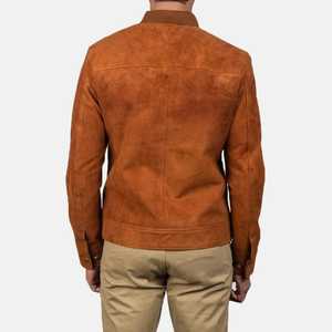 Chaquetas de Cuero Clásicas con Cremallera para Hombre, Estilo Informal, Nueva Colección de Chaquetas de Cuero para Hombre, Cortavientos de Invierno - Product Image 3