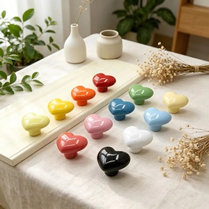 ceramic bedroom drawer <b>knobs</b> Wholesale ceramic drawer <b>knobs</b> Handmade ceramic cabinet <b>knobs</b> Red yellow kitchen <b>knobs</b> furniture - Product Image 6