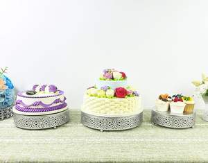 Elegante Soporte para Tartas para Bodas y Aniversarios, Soporte Decorativo para Postres para Fiestas y Exhibición en Panaderías - Product Image 3