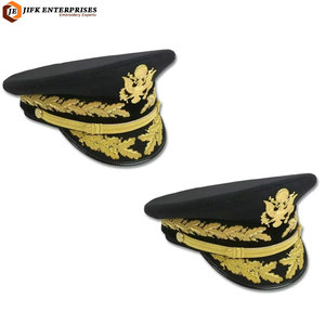 Chapeaux d'uniforme unisexes de qualité supérieure, design structuré décontracté, options de taille personnalisées, pour toutes les saisons, pour les cérémonies et les événements - Product Image 2