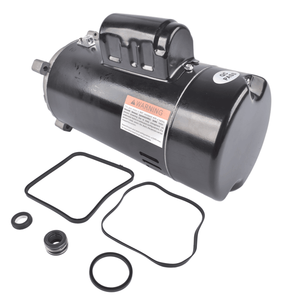 Motore per Pompa Piscina Monofase 2HP 115/230V, Telaio 56J, Protezione Termica, 18.6/9.3A 1.1SF 60Hz, Uso Esterno, UST1202, Materiale Metallico - Product Image 6