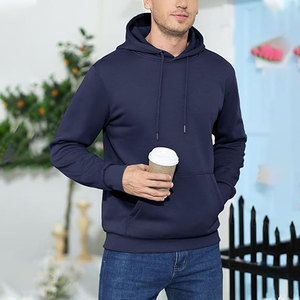 Sweat-shirt à capuche épais pour homme, imprimé sérigraphié, coupe classique, coupe-vent et respirant, avec poches, idéal pour la gym et l'automne - Product Image 2
