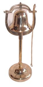 Meilleur bureau de table d'intérieur en laiton brillant Design en métal Vaisselle Cloche Impression personnalisée Logo Brillant Laiton Design en métal Décoration de table d'intérieur - Product Image 5