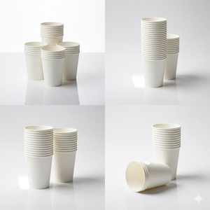 Vasos de Papel Desechables de Doble Pared Ecológicos Green Nest para Bebidas Calientes/Frías, Diseño de Logotipo Personalizado, Impresión Flexográfica - Product Image 4