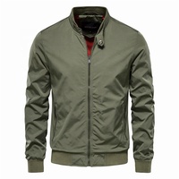 Blouson Bomber Hiver 2025 de Haute Qualité avec Poches Zippées pour Hommes et Femmes, Logo Personnalisé, Décontracté, Col Montant, Effet Délavé, Tendance Streetwear