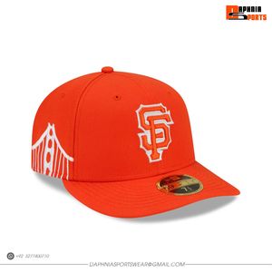 Casquette de baseball orange des Giants de San Francisco, 6 panneaux, ajustée, avec logo brodé, pour adultes, unisexe, usage décontracté - Product Image 4