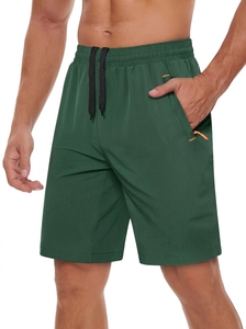 Pantalones Cortos Deportivos PASUXI para Hombre, Transpirables, Antiarrugas, de Cintura Media, para Correr, Fitness y Deportes - Product Image 3