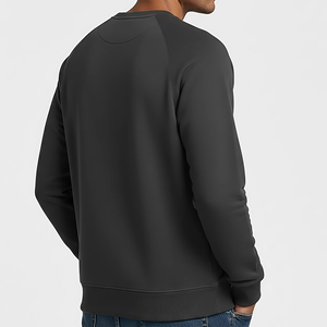 Sudadera de Alta Calidad 100% Algodón 300 GSM, Cuello Redondo, Bolsillo Frontal, Hombros Caídos, Estilo Casual, Ropa Urbana de Otoño - Product Image 6