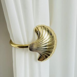 Vintage Solid Brass Curtain Holdback Decorative Bow Design Wall Mounted Curtain <b>Tieback</b> Luxury Window Drapery Hardware for Home - Product Image 5