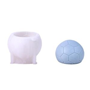 <b>Football</b> Aromatherapy Candle Cake/mousse <b>Chocolate</b> Decoration Props Candle Silicone Mold - Product Image 5