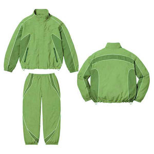 Super Quality Men's Plus Size Winter Fitness Quick Dry Windbreaker Short <b>Sets</b> Stand Collar Outdoor Use Casual Street Wear new - Product Image 1