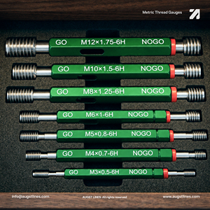 Calibradores de Rosca Métricos M140/M145/M150/M155/M160/M165/M170 6H 7H 4H 5H Rosca Métrica 60 °   Tapón Interno de Acero Endurecido - Product Image 6