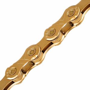 Pour chaîne de vélo KMC X10 Ti Gold 10 vitesses série X pour Shimano pour pièces de vélo compatibles SRAM - Product Image 1