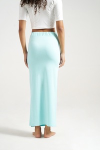 Falda de poliéster con corte de sirena para mujer, faja moldeadora sin costuras con control de abdomen para draping de sari - Product Image 4