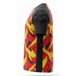 Ropa de Fútbol Profesional, Camiseta de Portero de Manga Corta, Talla Grande, Absorbe la Humedad, Secado Rápido, Cómoda, para Entrenamiento de Equipo - Product Image 6